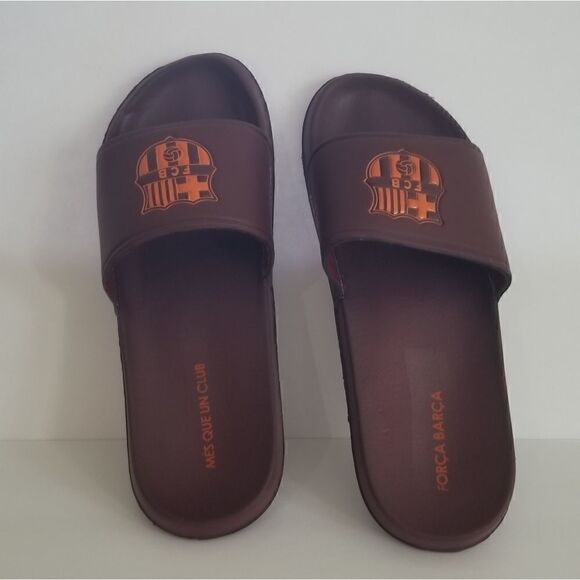 FCB Barcelona Men slippers sz 12 - Picture 7 of 8